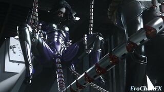 Alita battle angel bound and fucked by Atomic Heart machine