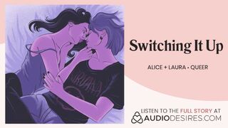 [Audio] Top & Bottom switch roles [lesbian] ASMR audio porn for women