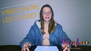 French amateur - Had an orgasm during hysterical reading with a vibrator between my legs - Chapter 1