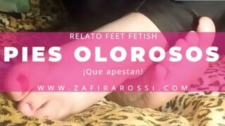 [FEET FETISH] JOI STYLE EROTIC STORY | SMELLY FEET THAT STINK | CUSTOM ORDER FROM FAN ♥