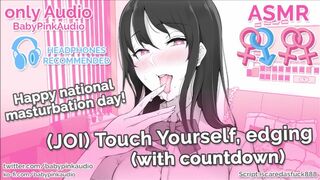 ASMR JOI - Touch yourself with countdown (Audio Roleplay)