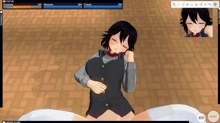 3D HENTAI POV schoolgirl rides your dick