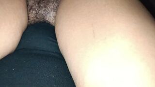 18 Year Old Tiny Ebony Stepdaughter Skips Class And Gets A Dick Lesson