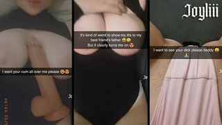 Sexting my best friends dad on Snapchat until I CUUM @real.joyliii