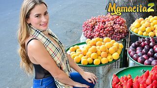 MamacitaZ - Super Hot Colombian Fruit Seller Rides Cock Like a Pornstar