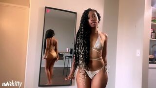 4K Sexy Tiny Bikini Try on Haul